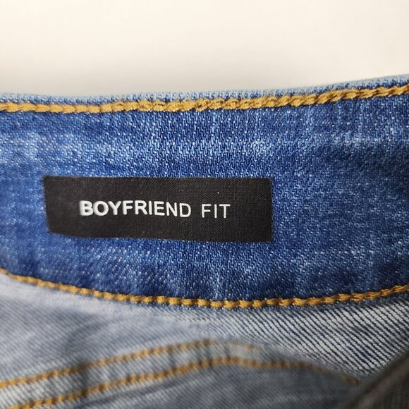 Judy Blue Jeans Womens Plus 18W Blue Bloom Maternity Destroyed Boyfriend Fit - Picture 5 of 13